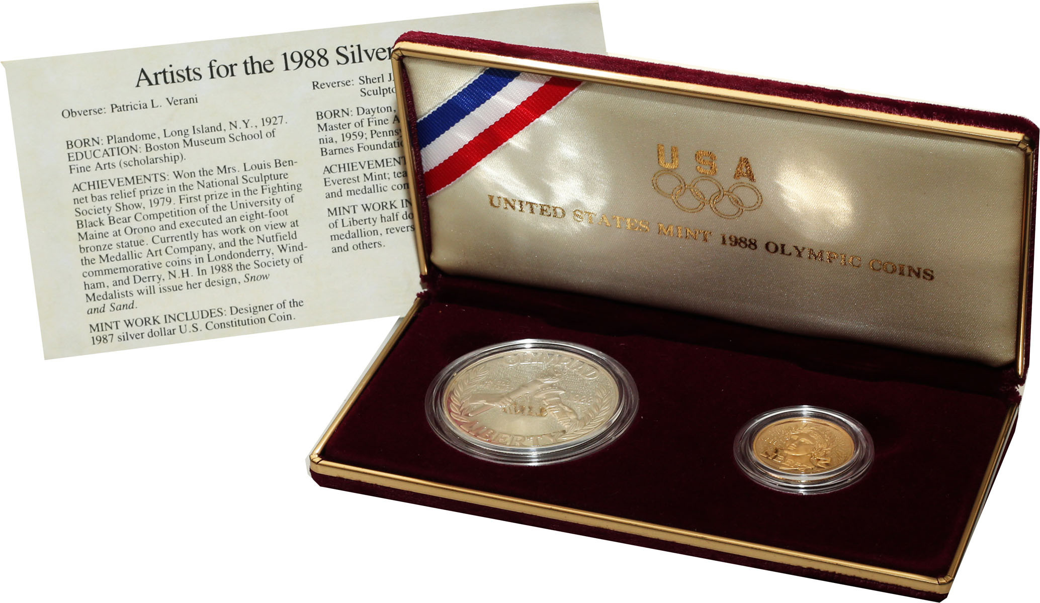 USA. 1 - 5 dolarów 1988 - Igrzyska Olimpijskie